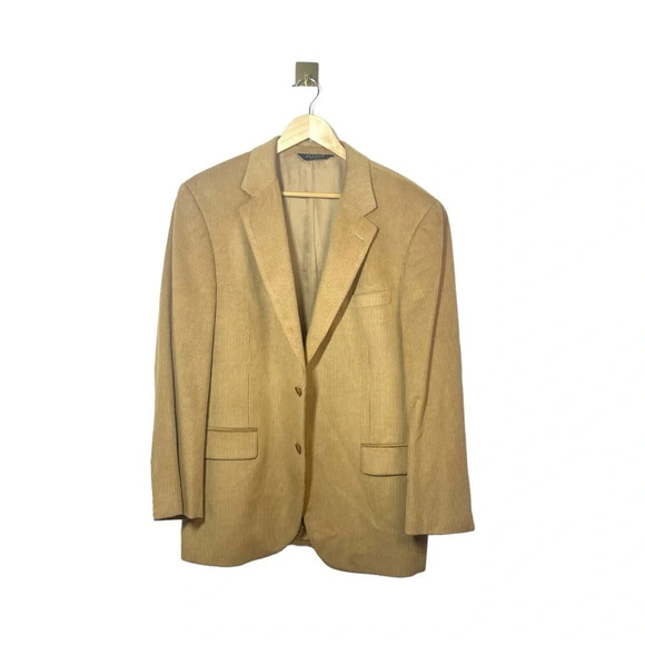 Jos A. Bank Men’s Wool/Silk Blend Corduroy Sport Coat Blazer in Camel Size 42 - Picture 5 of 13